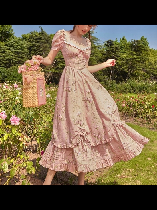 Lacemade Dresses & Skirts - LACEMADE Rosa Rubus Story Corset Dress